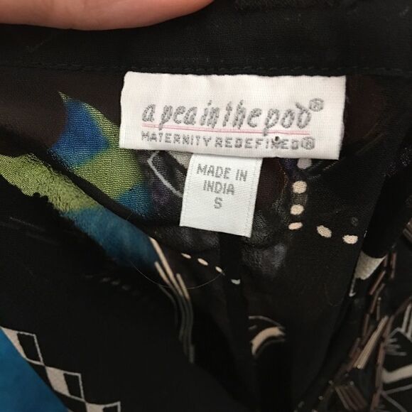 A pea in the Pod embellished tunic sheer blouse s - Picture 5 of 5